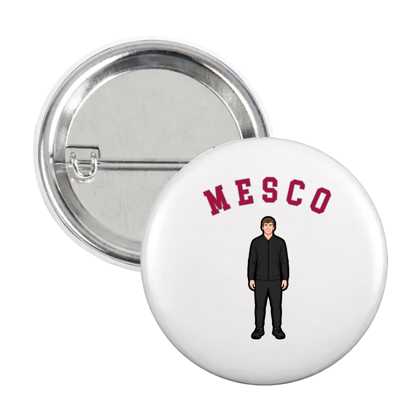 Game Day Button — Shirsey Arch in White