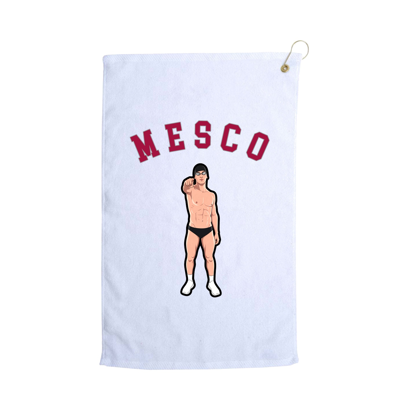 Golf Towel — Shirsey Arch in White