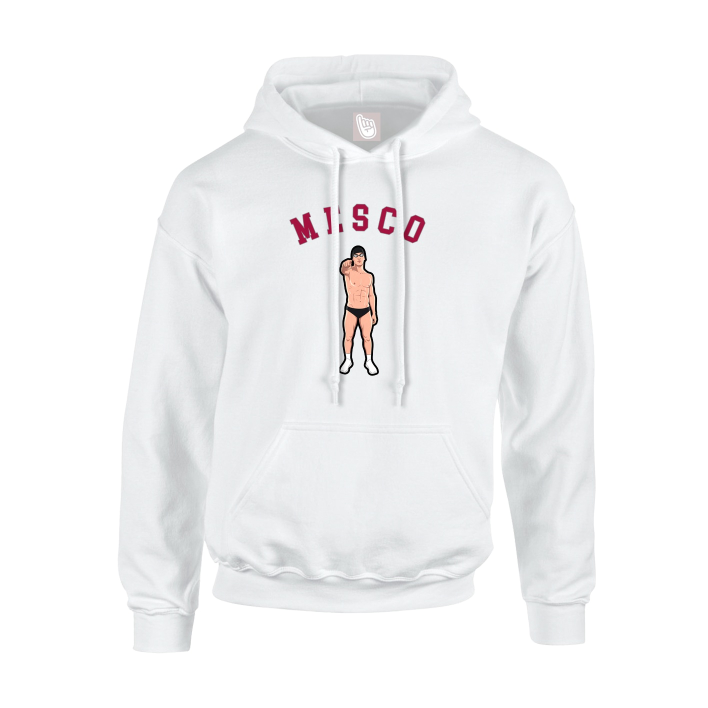Youth Hoodie — Shirsey Arch in White