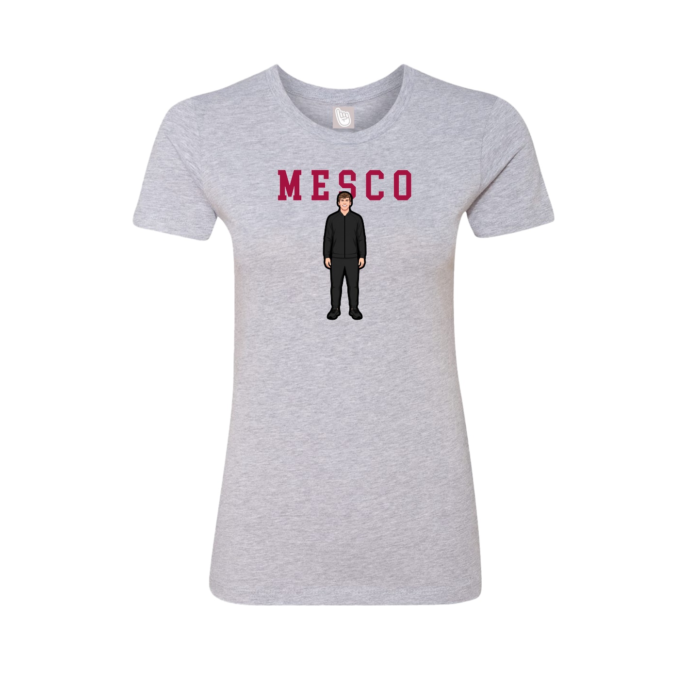 Fitted Women's Tee — Shirsey in Grey