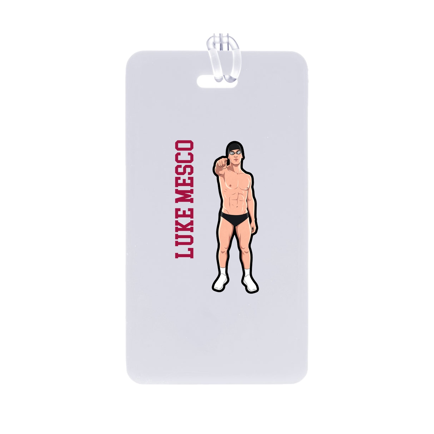 Bag Tag — Name Vertical in Classic