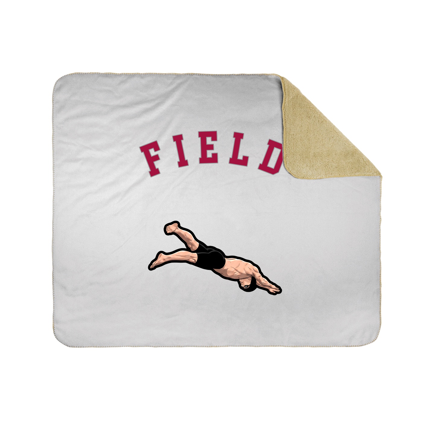 50x60 Sherpa Lined Throw Blanket