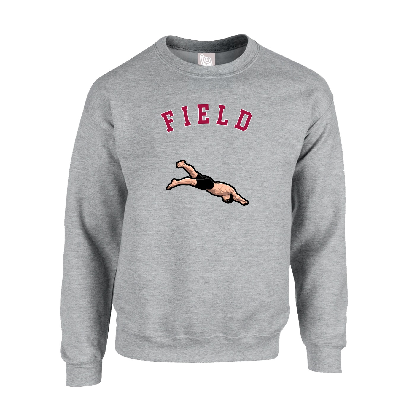 Fleece Crew — Shirsey Arch in Grey