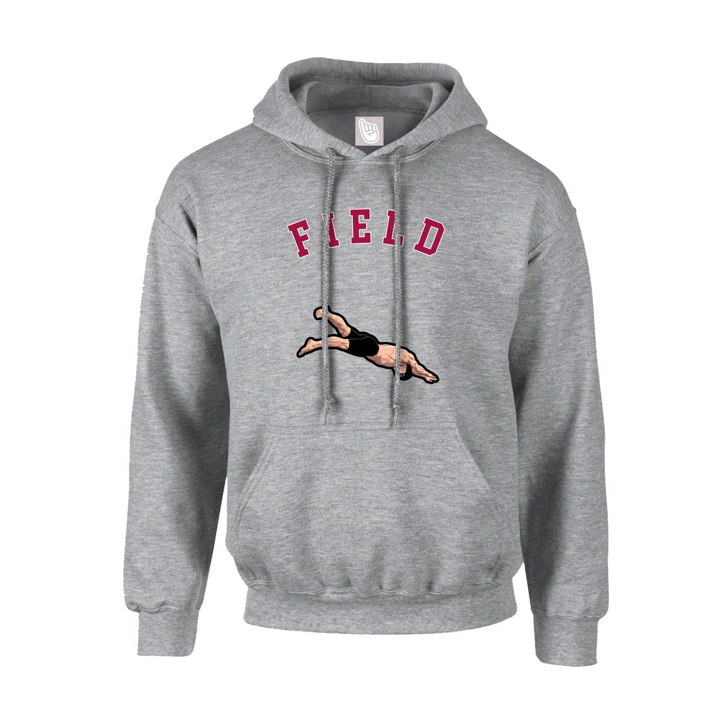 Youth Hoodie — Shirsey Arch in Grey