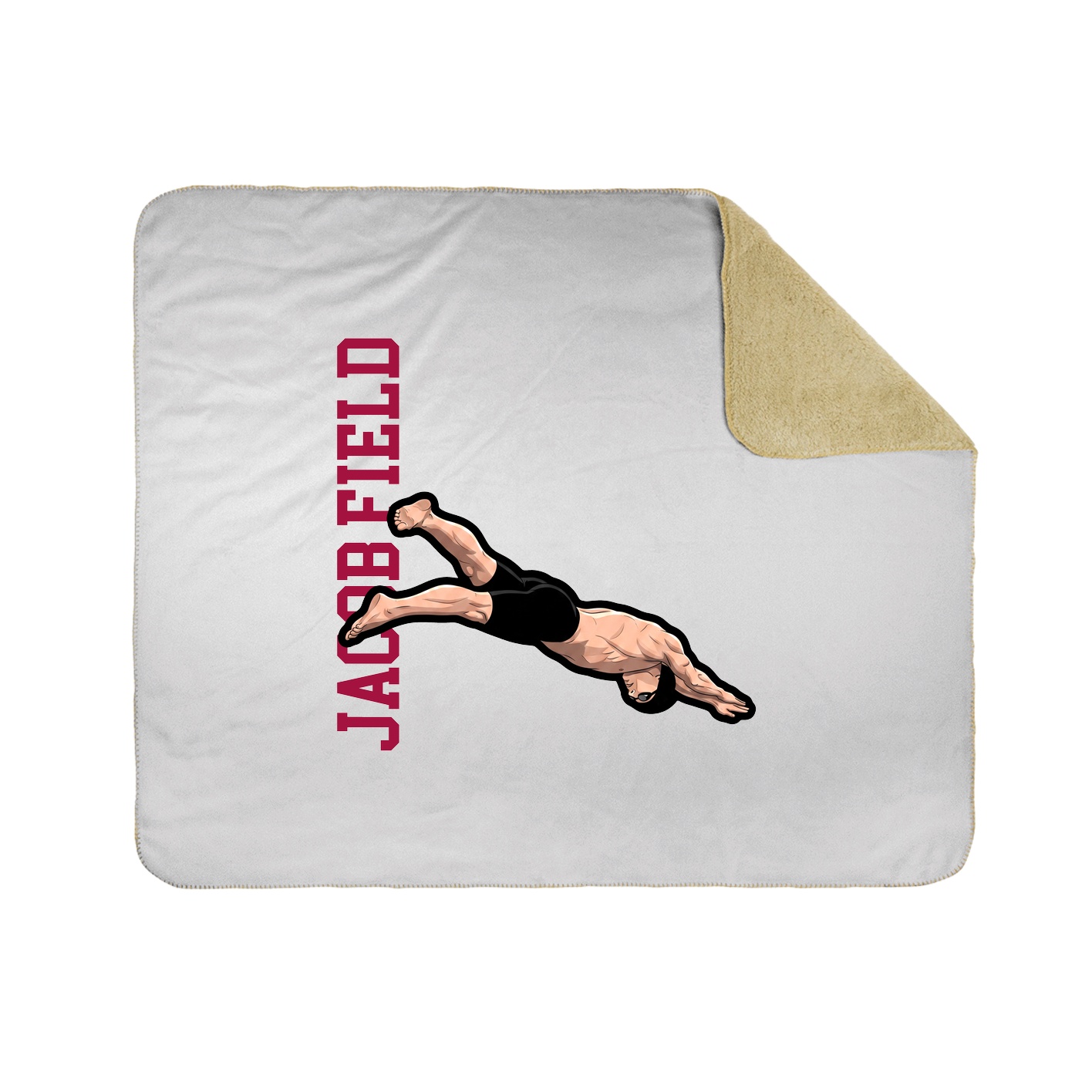 50x60 Sherpa Lined Throw Blanket