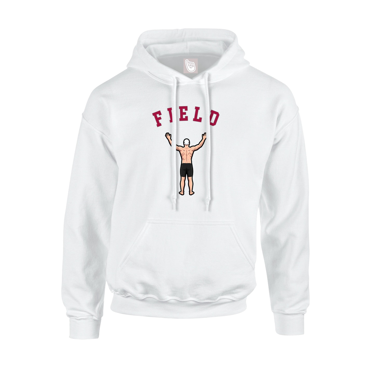 Youth Hoodie — Shirsey Arch in White