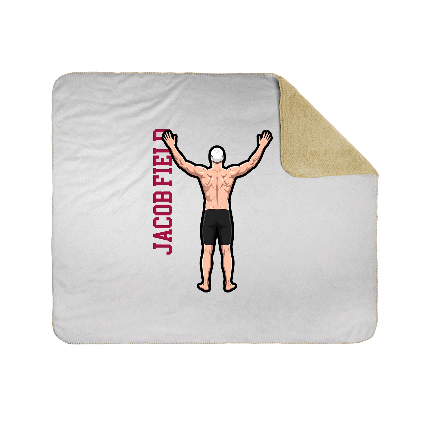 50x60 Sherpa Lined Throw Blanket