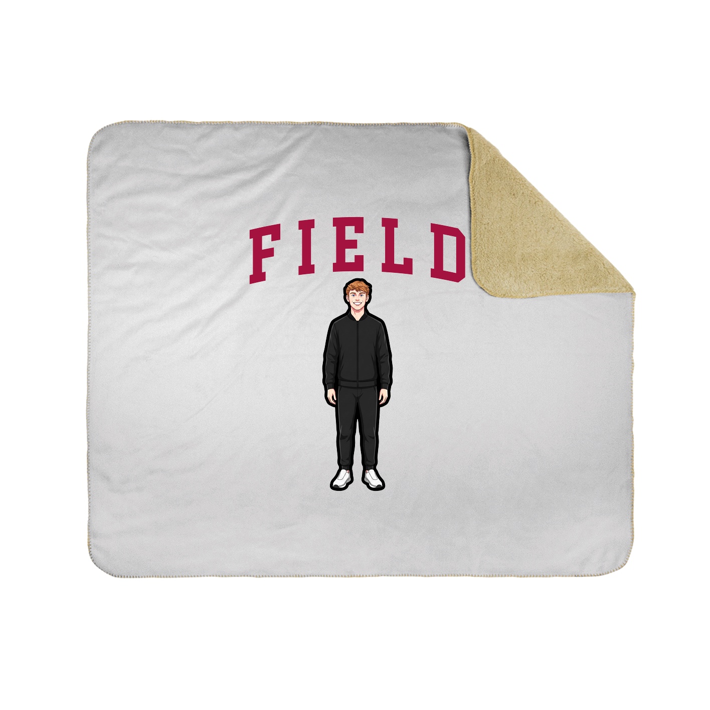 50x60 Sherpa Lined Throw Blanket