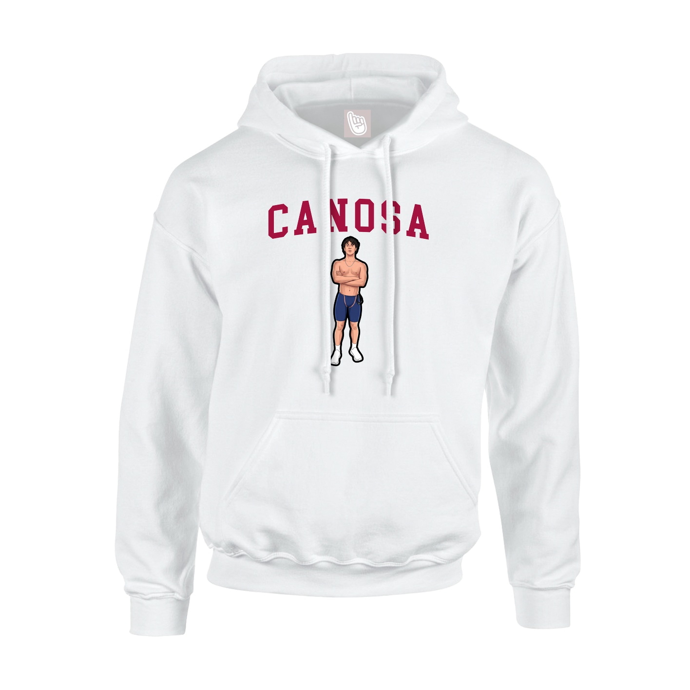 Hoodie — Shirsey in White