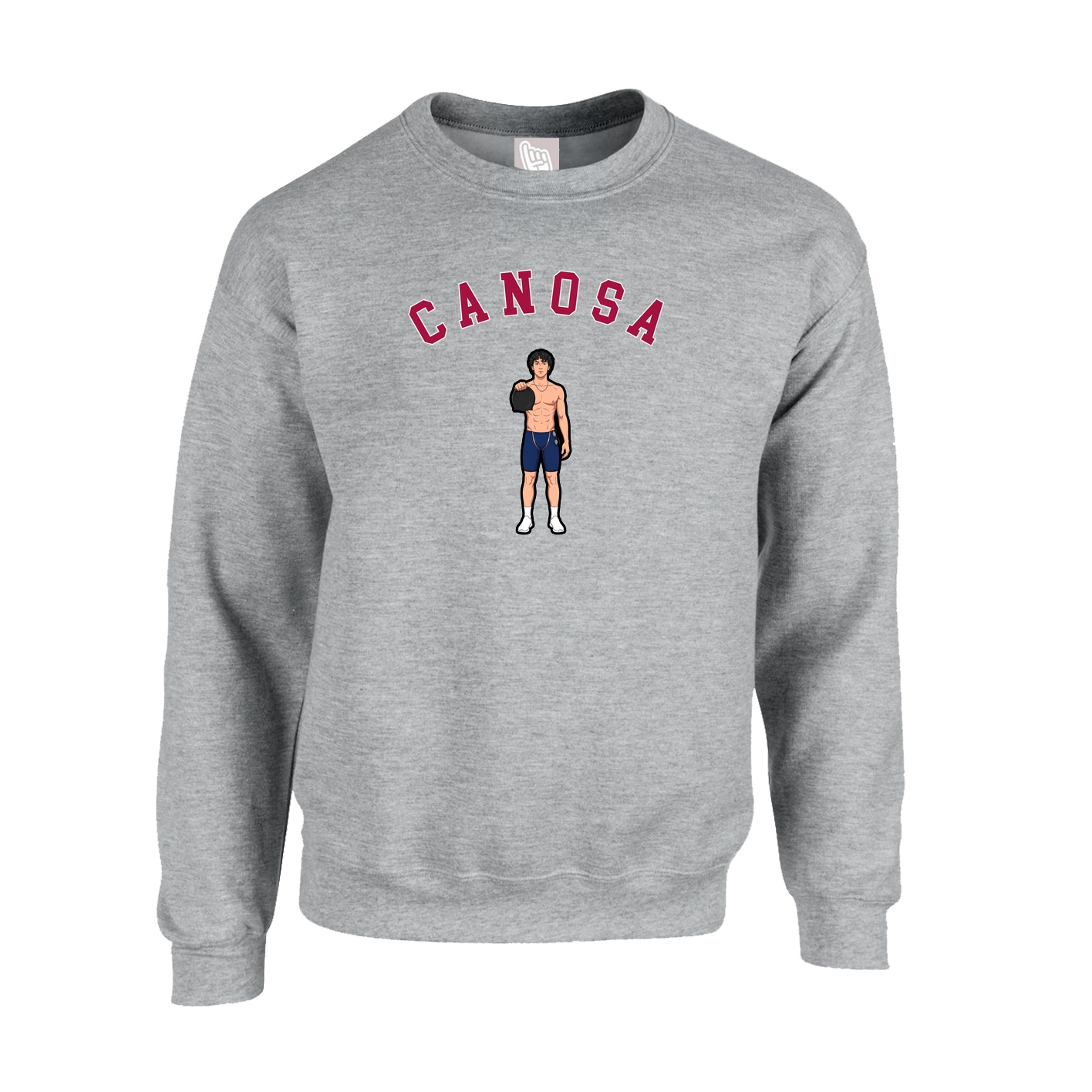Fleece Crew — Shirsey Arch in Grey
