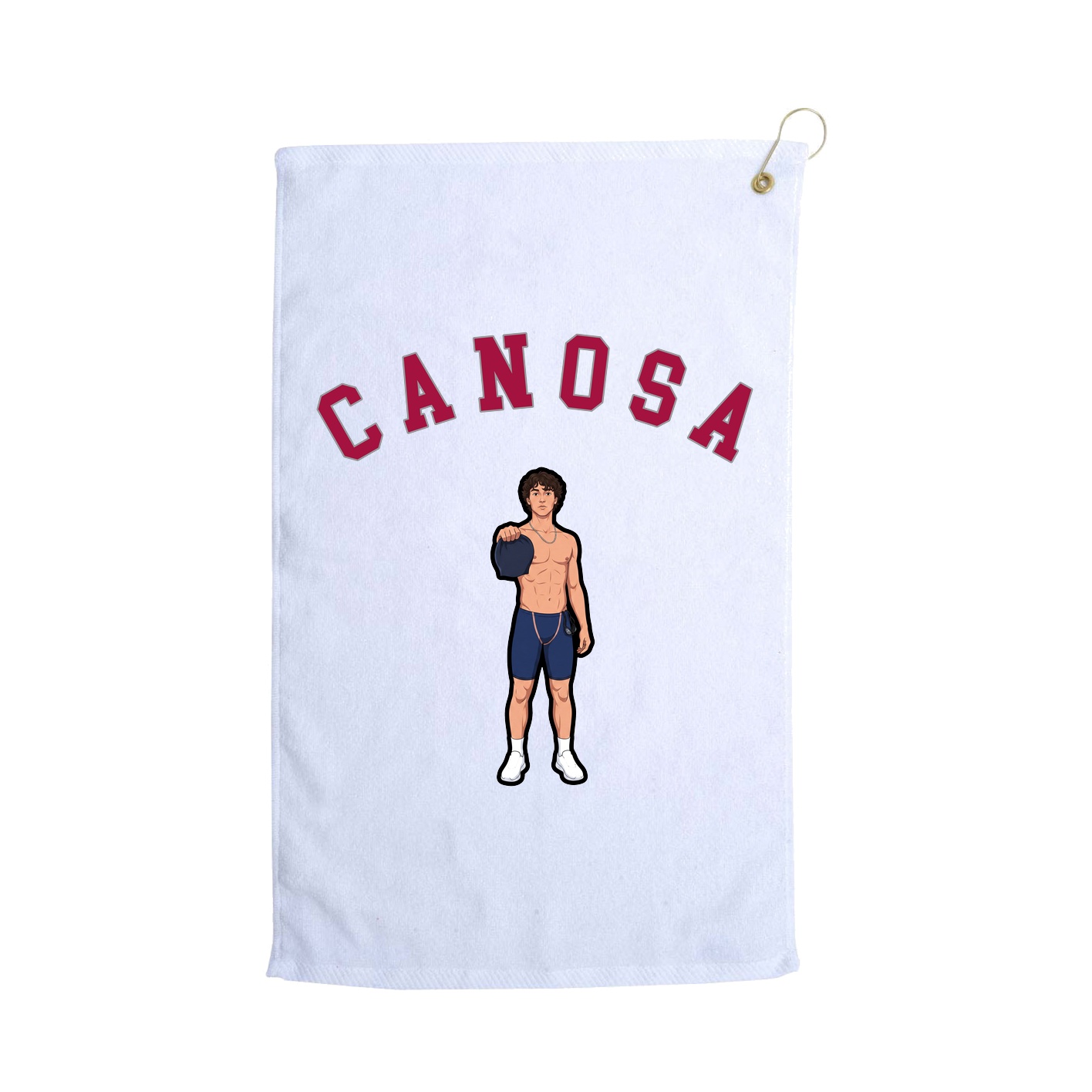 Golf Towel — Shirsey Arch in White