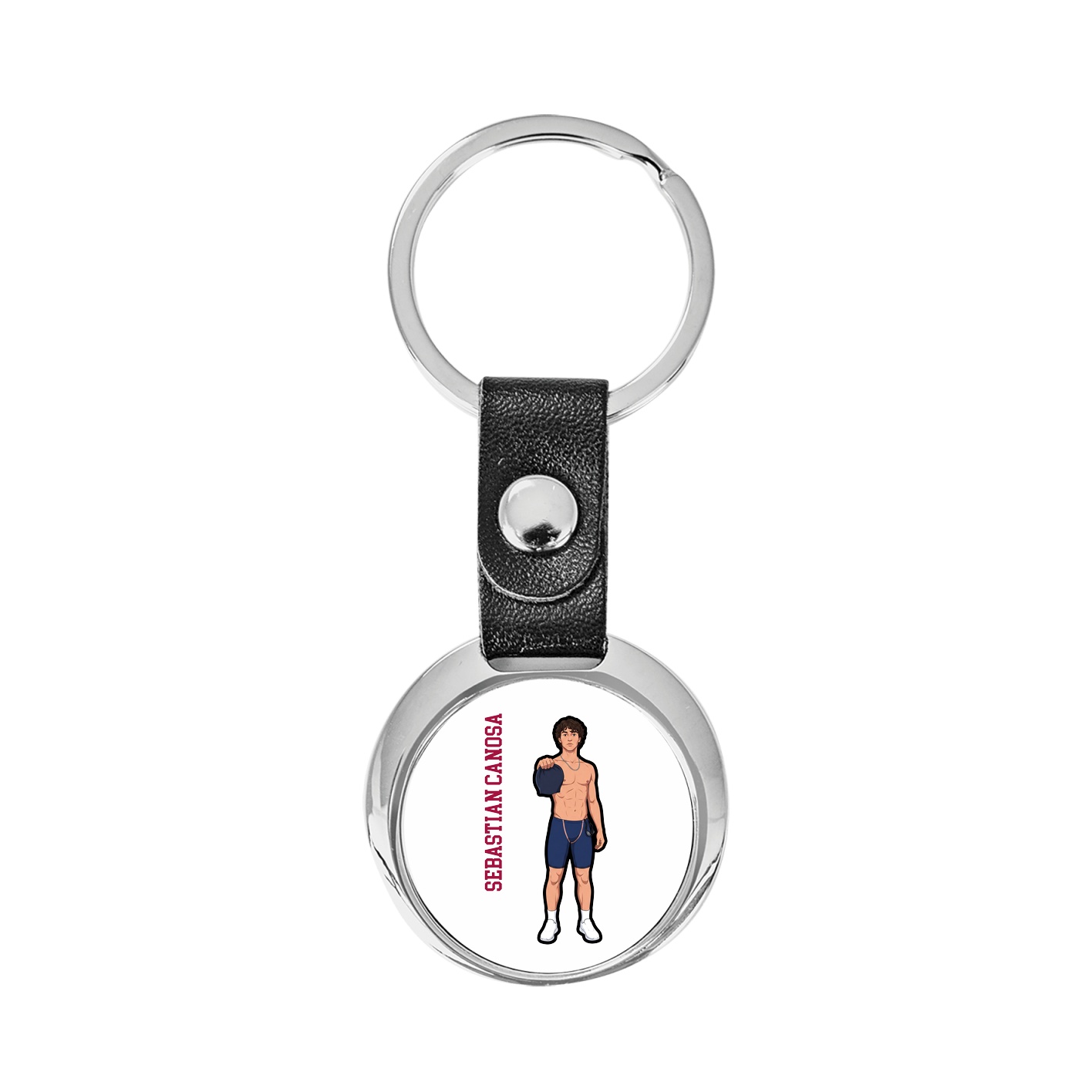 Key Chain — Name Vertical in Classic