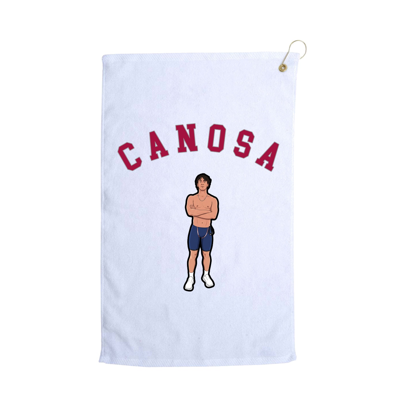 Golf Towel — Shirsey Arch in White
