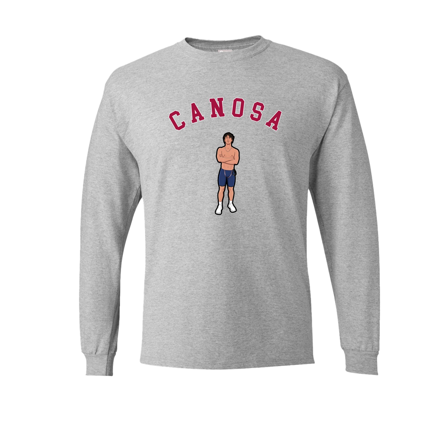 Long Sleeve Tee — Shirsey Arch in Grey