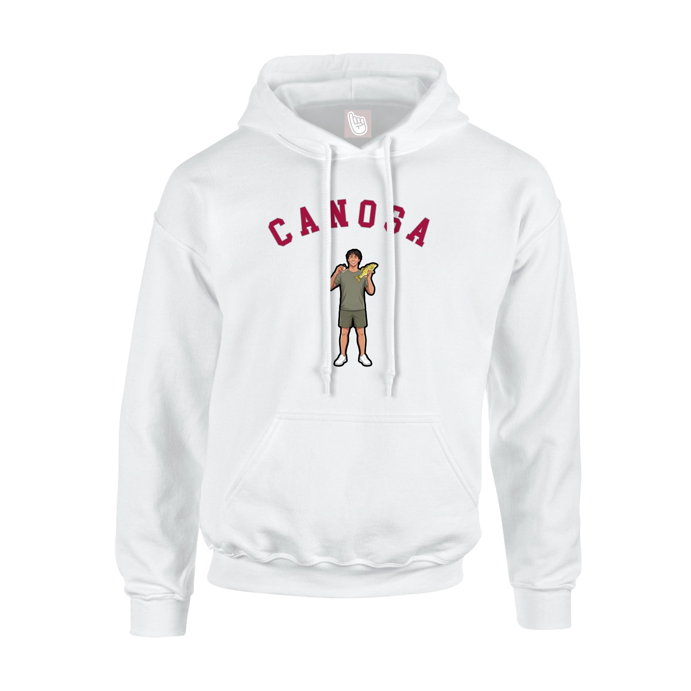 Hoodie — Shirsey Arch in White