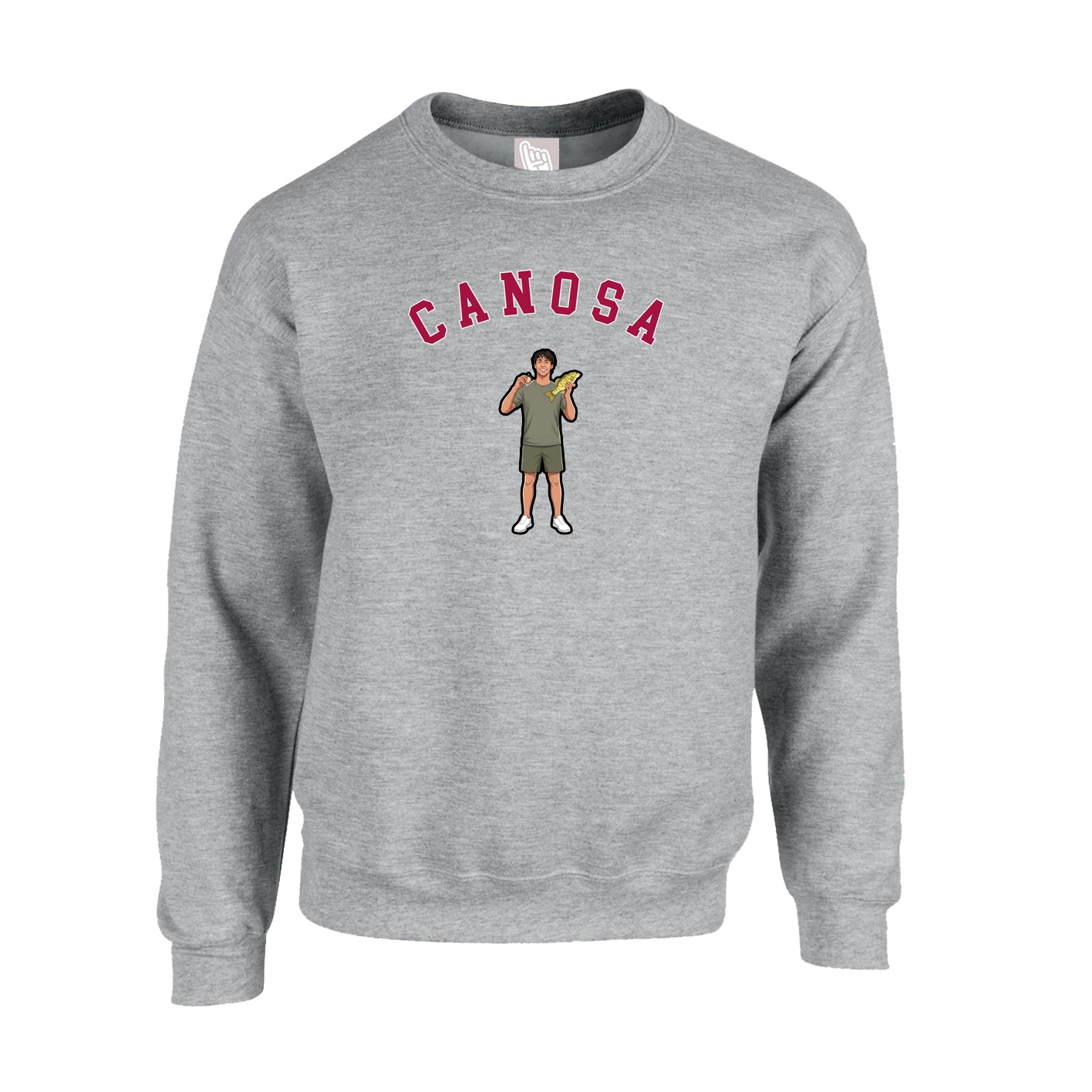 Fleece Crew — Shirsey Arch in Grey