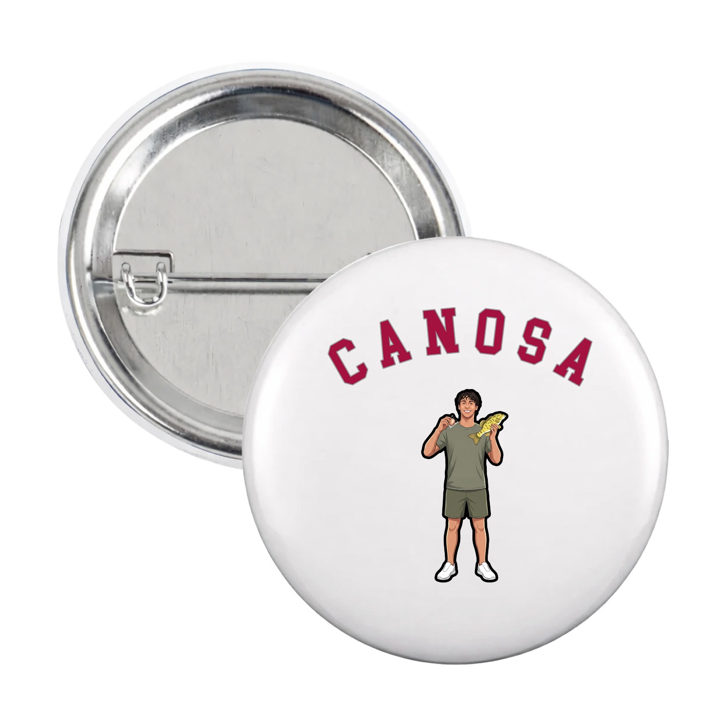 Game Day Button — Shirsey Arch in White