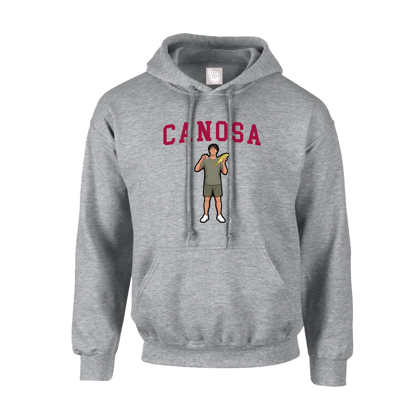 Hoodie — Shirsey in Grey