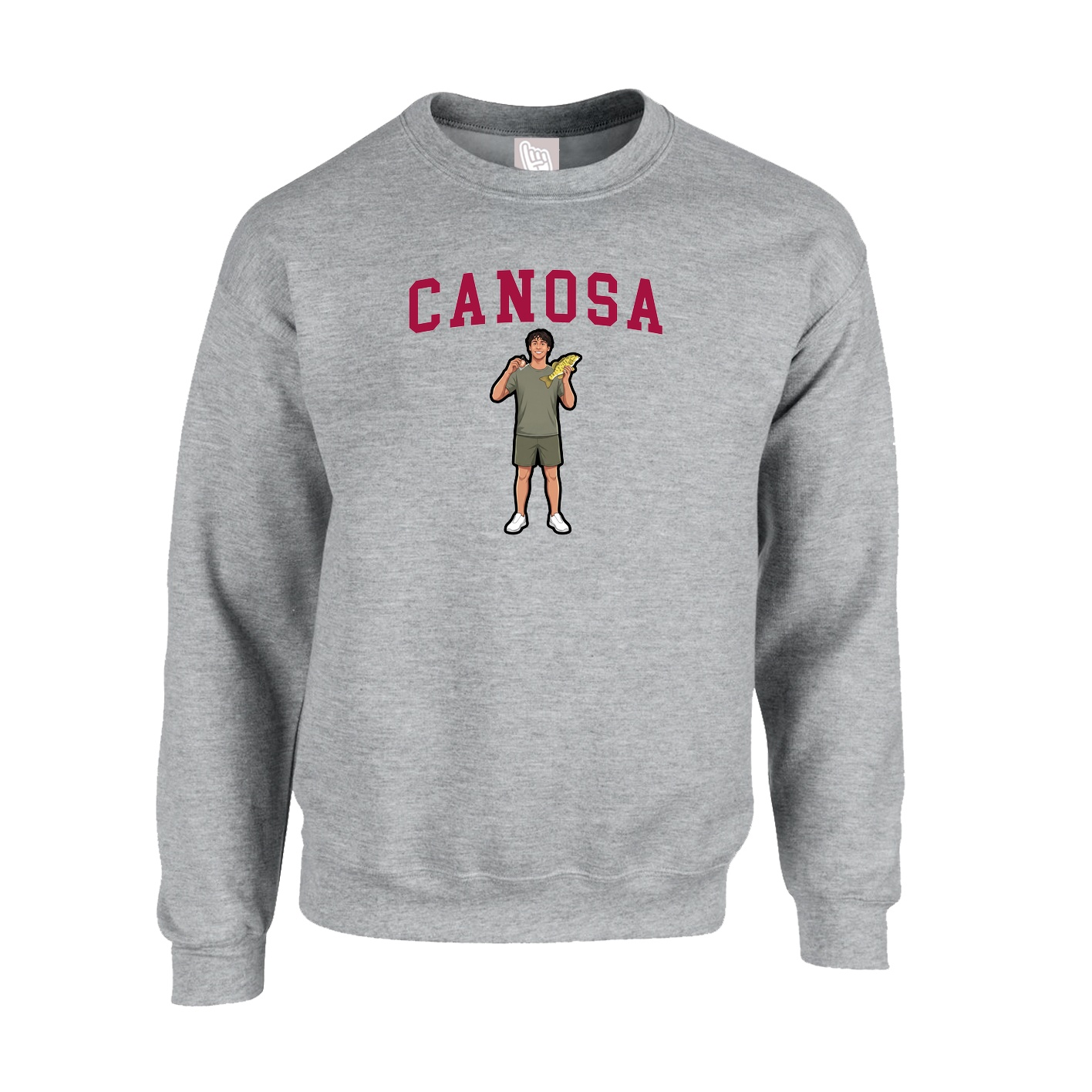Fleece Crew — Shirsey in Grey