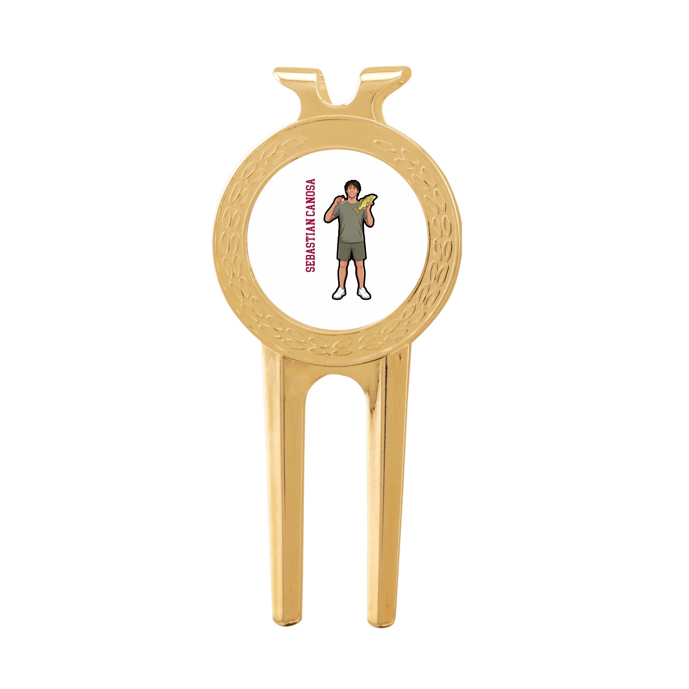 Divot Tool with Ball Marker — Name Vertical in Classic