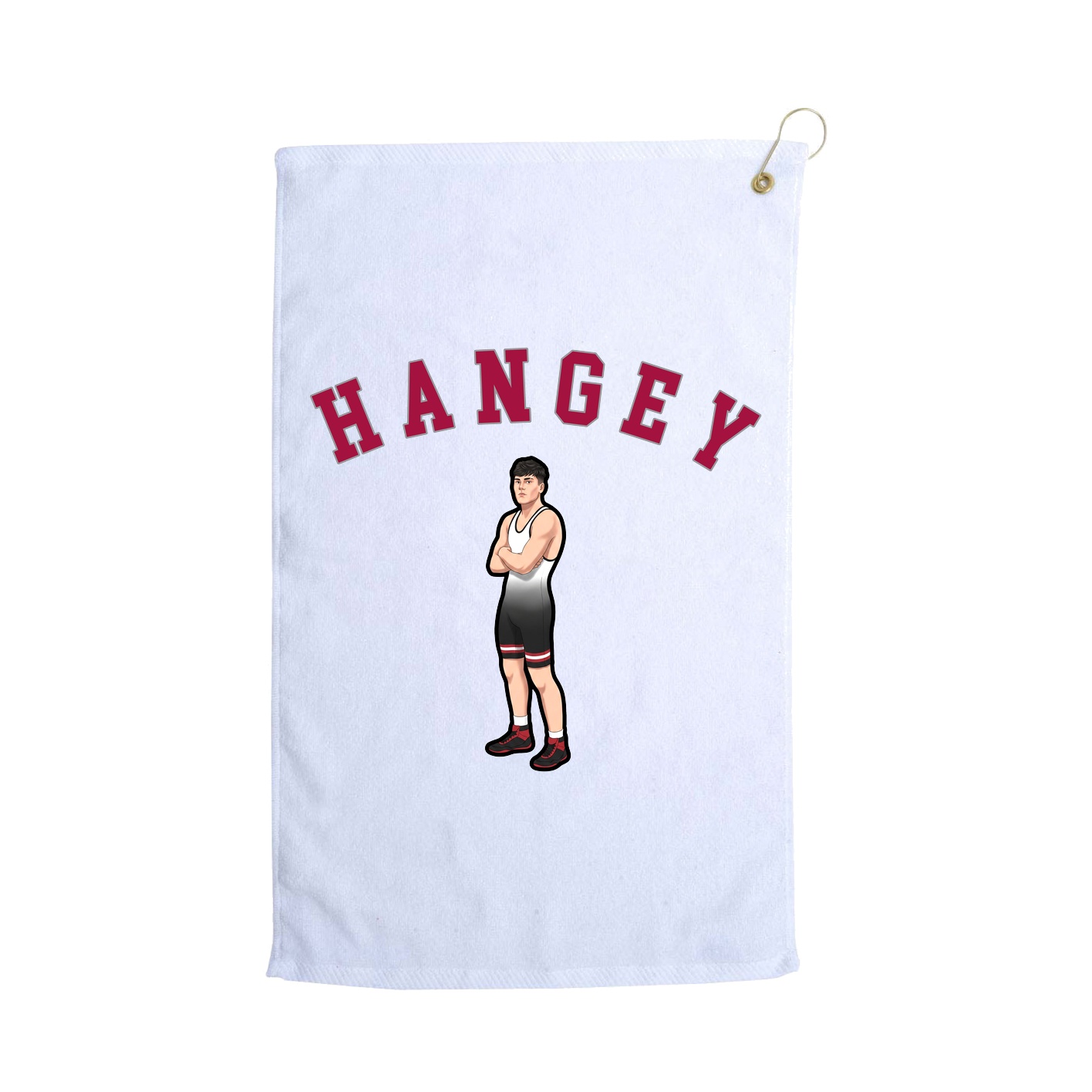 Golf Towel — Shirsey Arch in White