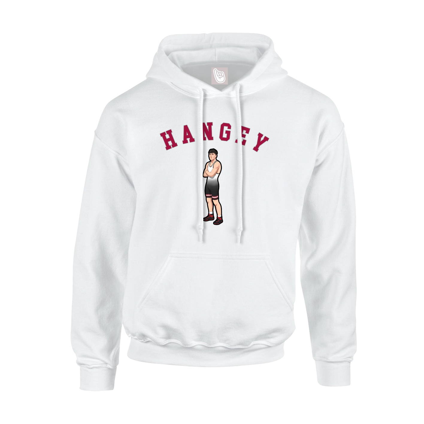 Youth Hoodie — Shirsey Arch in White