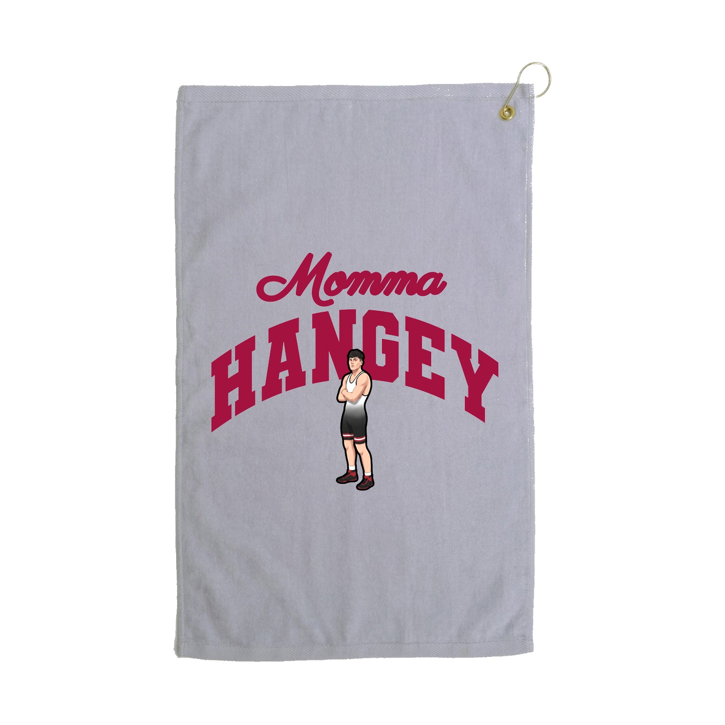 Golf Towel — Mothers Day Arch in Grey