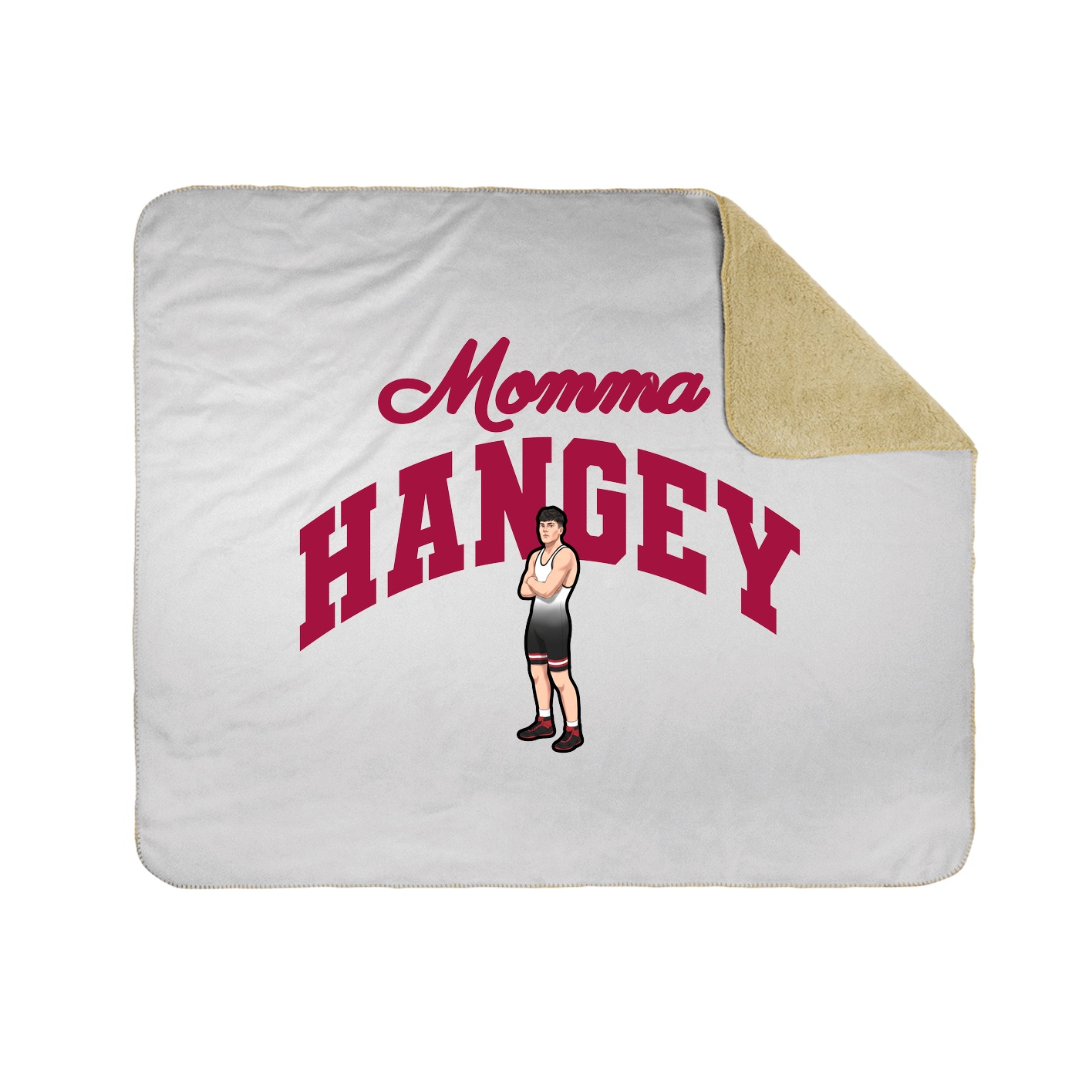 Throw Blanket — Mothers Day Arch in White