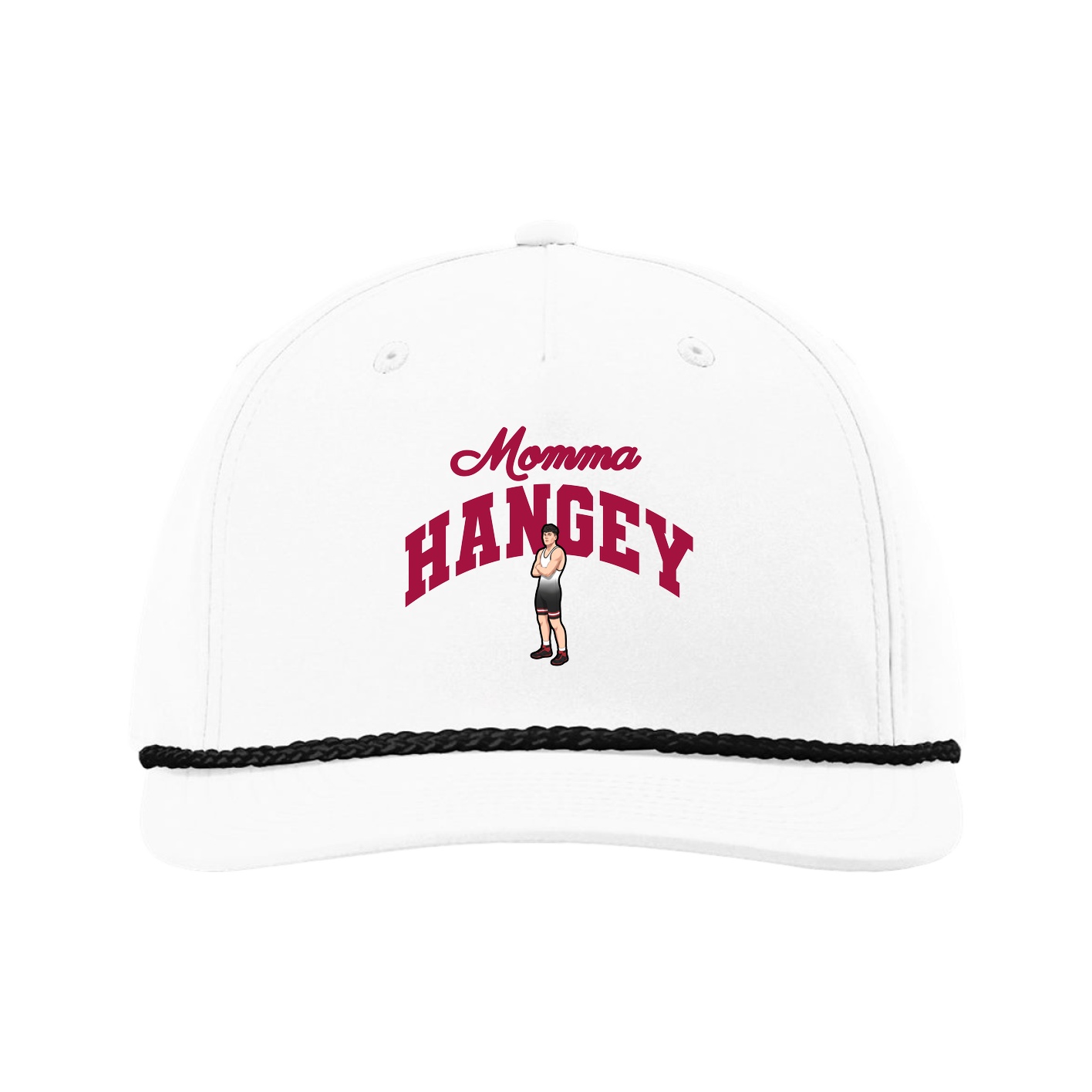 Five-Panel Classic Rope Cap — Mothers Day Arch in White