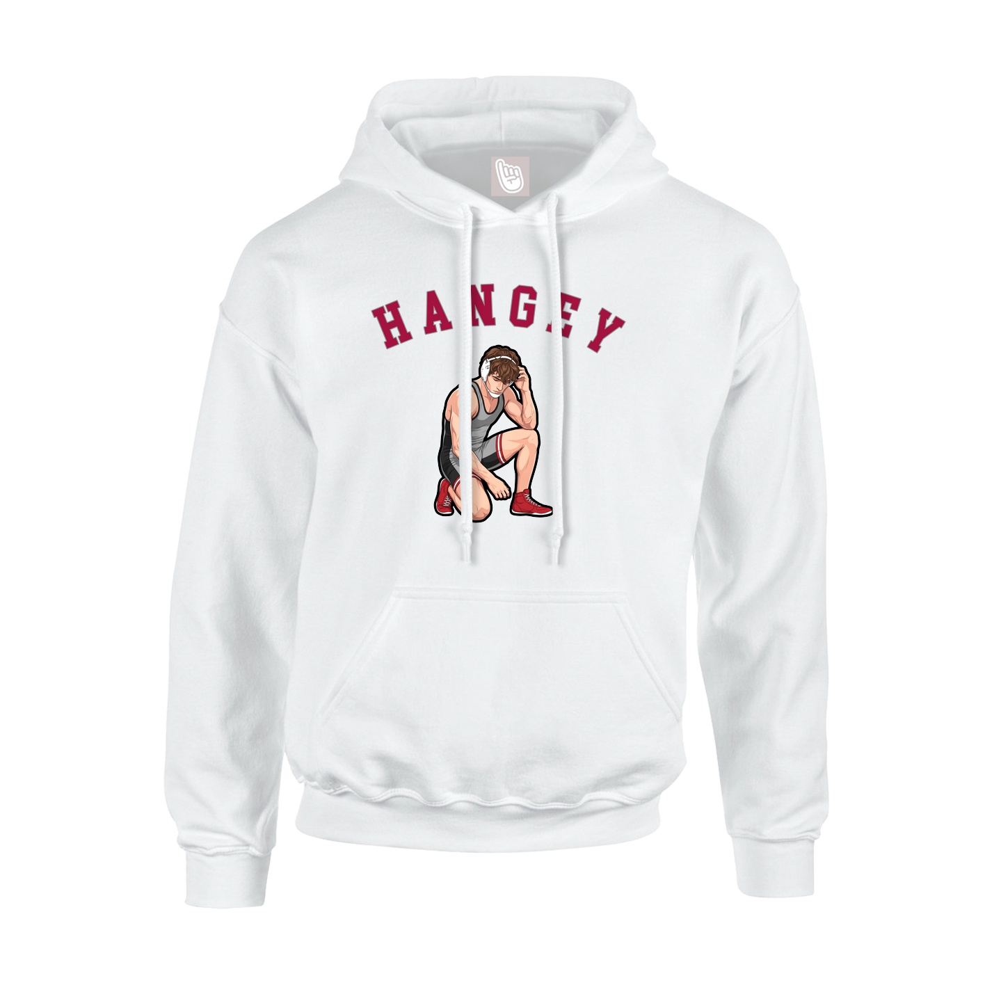 Youth Hoodie — Shirsey Arch in White