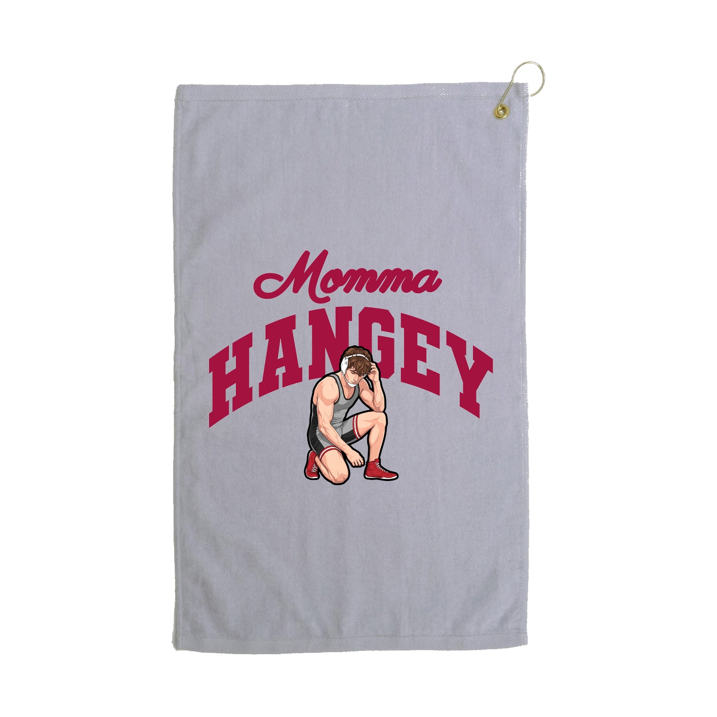 Golf Towel — Mothers Day Arch in Grey