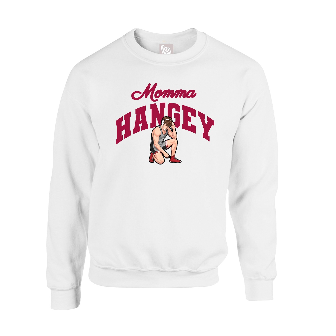 Fleece Crew — Mothers Day Arch in White