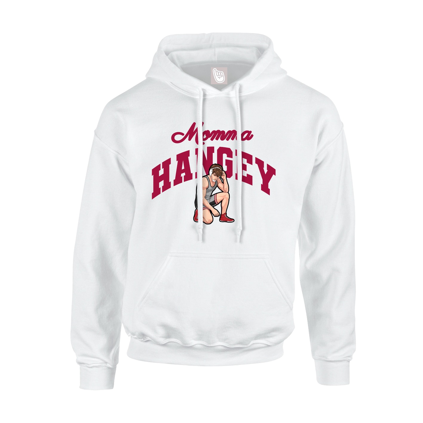 Youth Hoodie — Mothers Day Arch in White