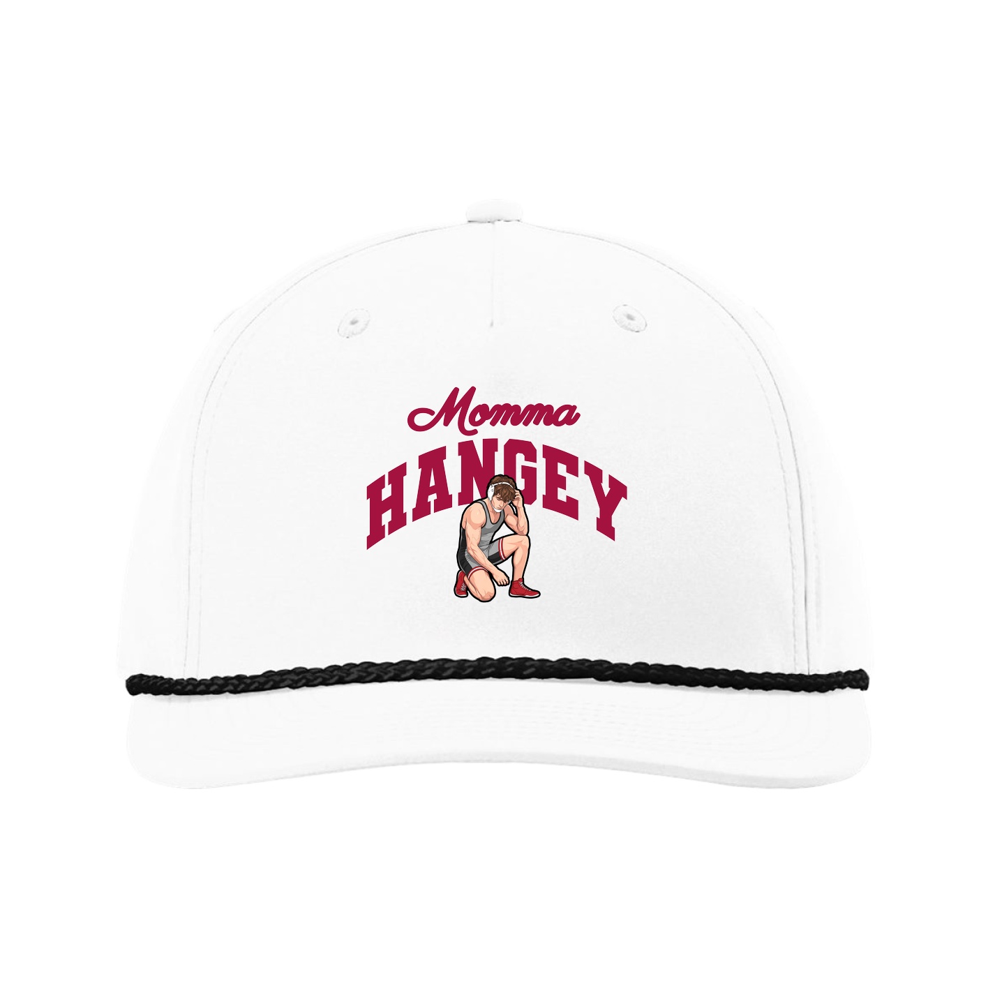Five-Panel Classic Rope Cap — Mothers Day Arch in White