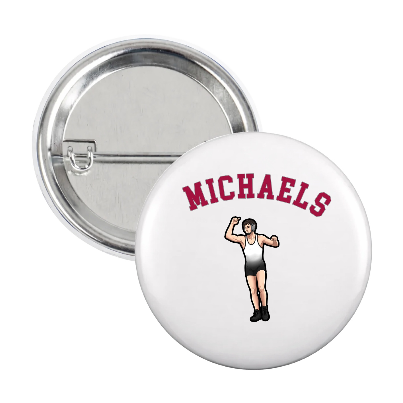 Game Day Button — Shirsey Arch in White