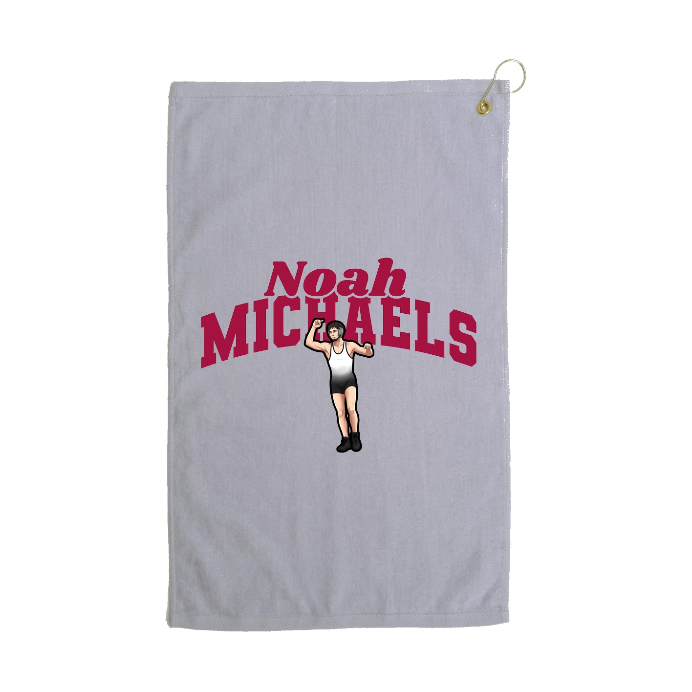 Golf Towel — Signature Arch in Grey