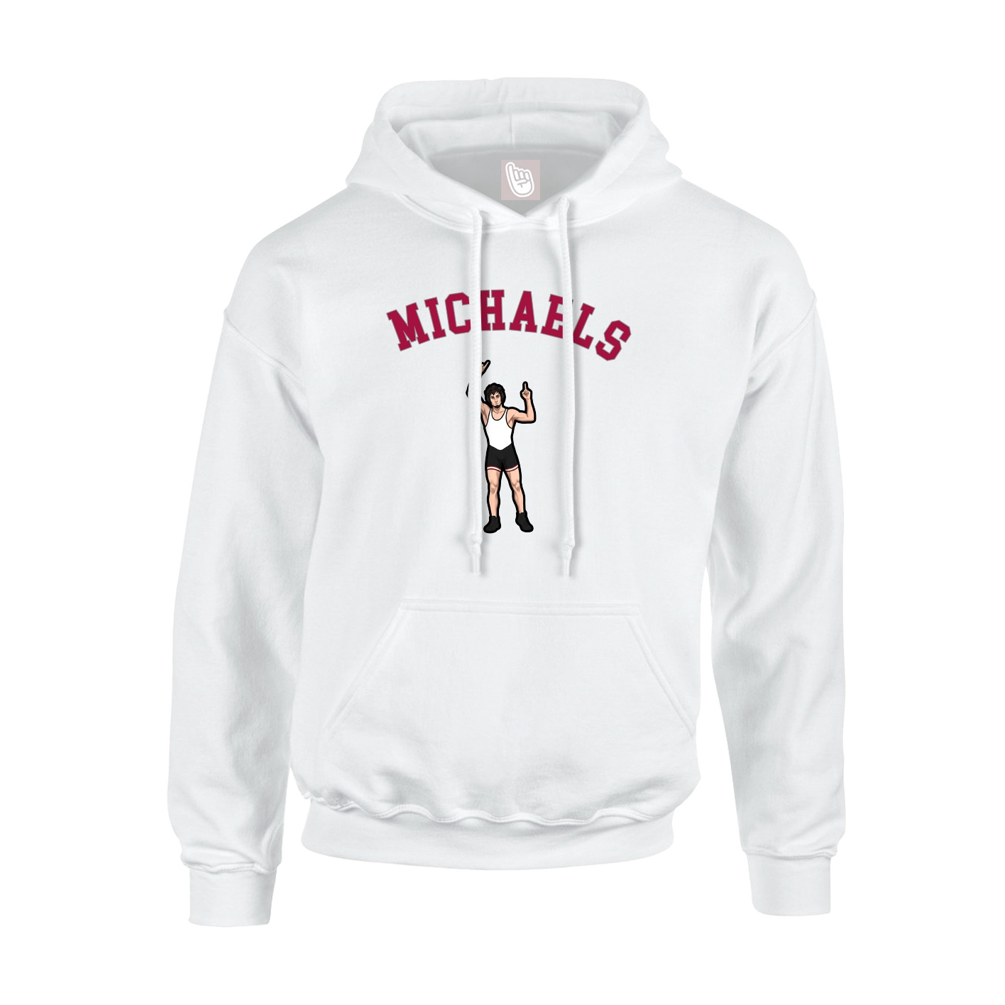 Youth Hoodie — Shirsey Arch in White