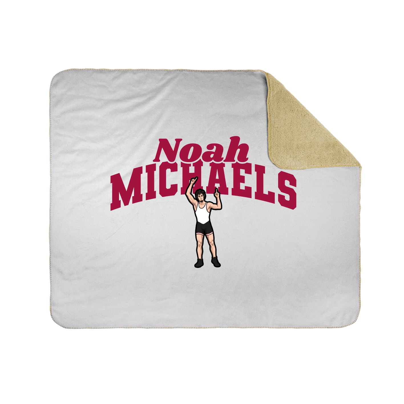 Throw Blanket — Signature Arch in White