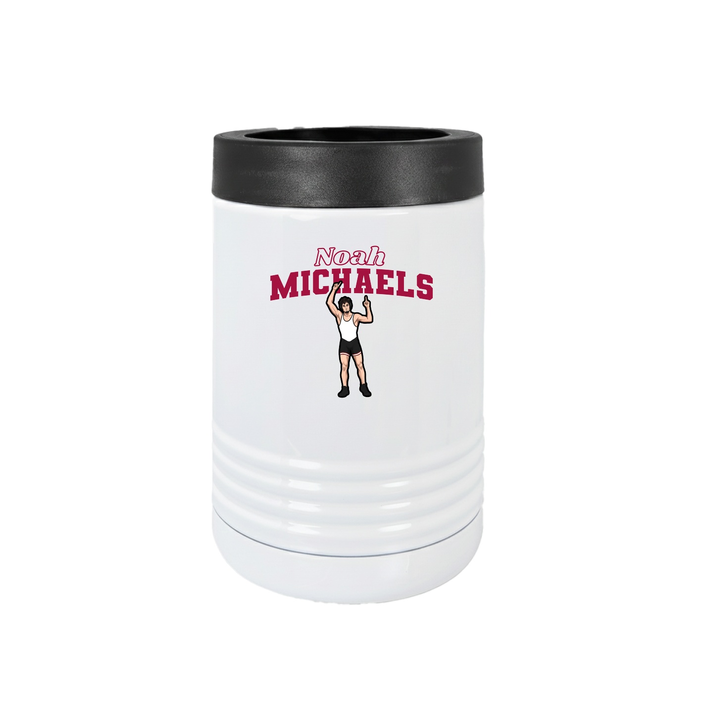 Beverage Holder — Name Arch in White