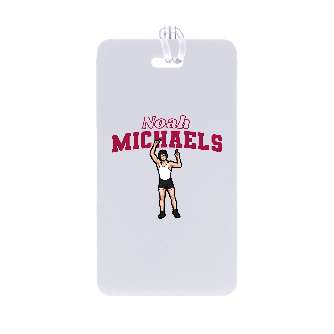 Bag Tag — Name Arch in Classic