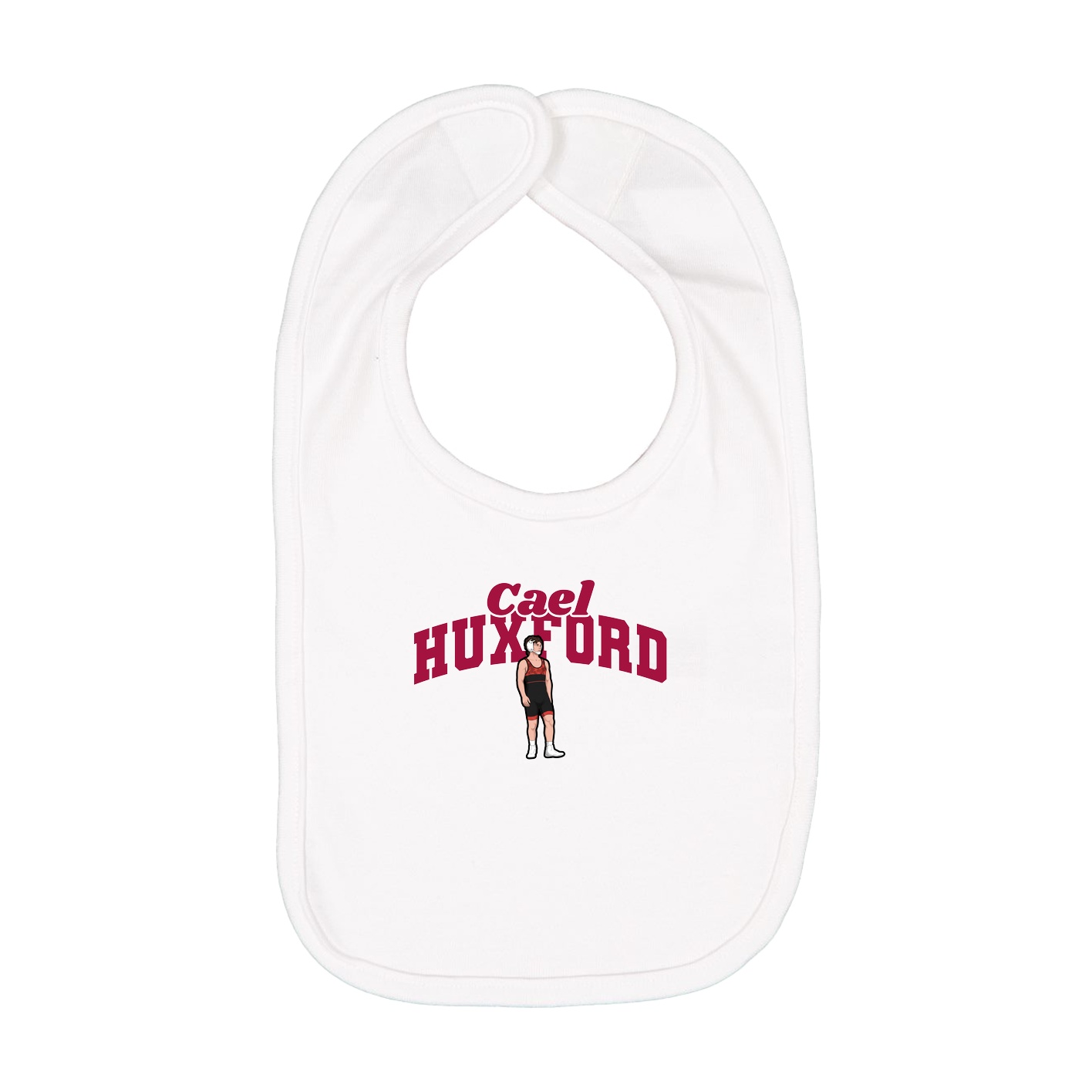 Infant Bib — Signature Arch in White