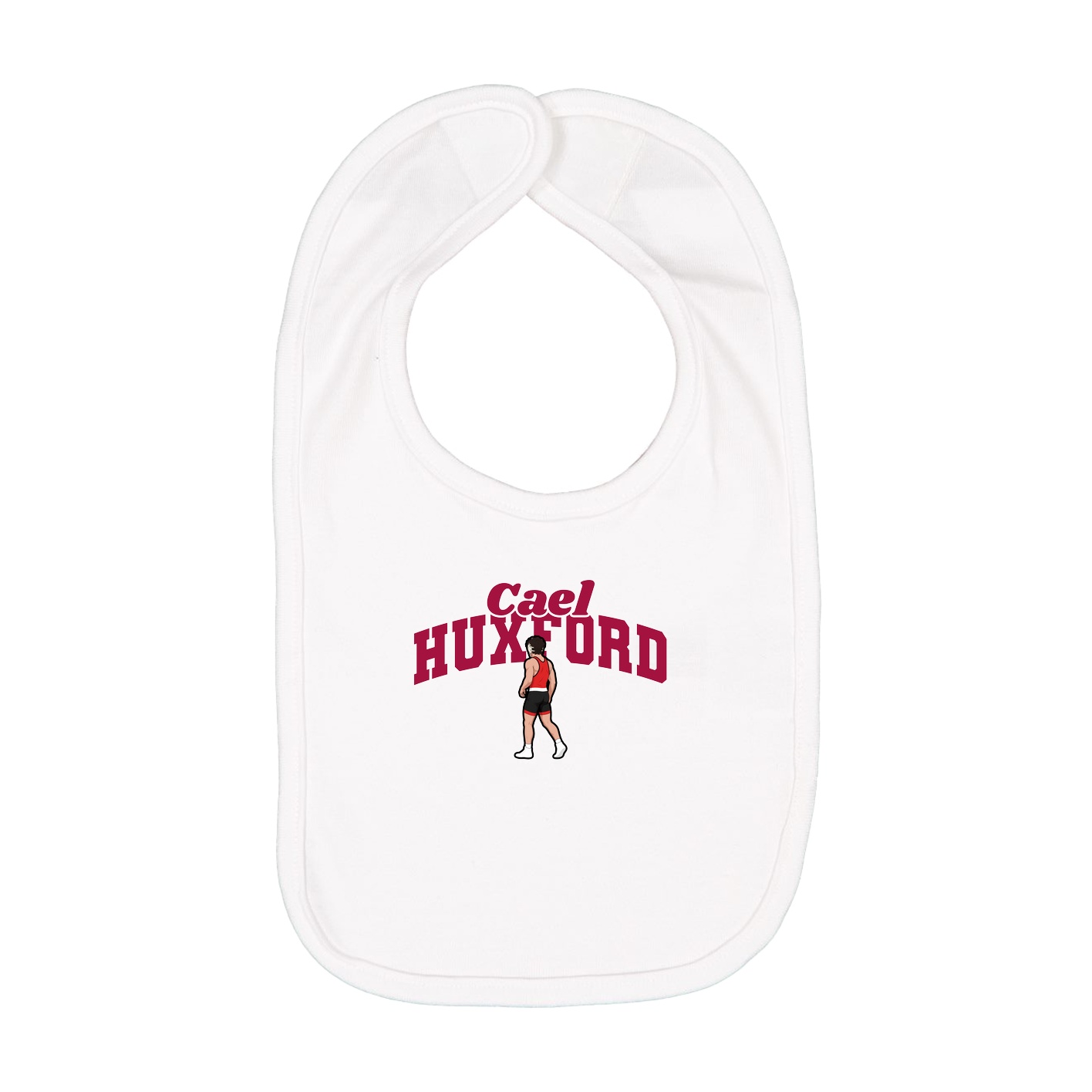 Infant Bib — Signature Arch in White