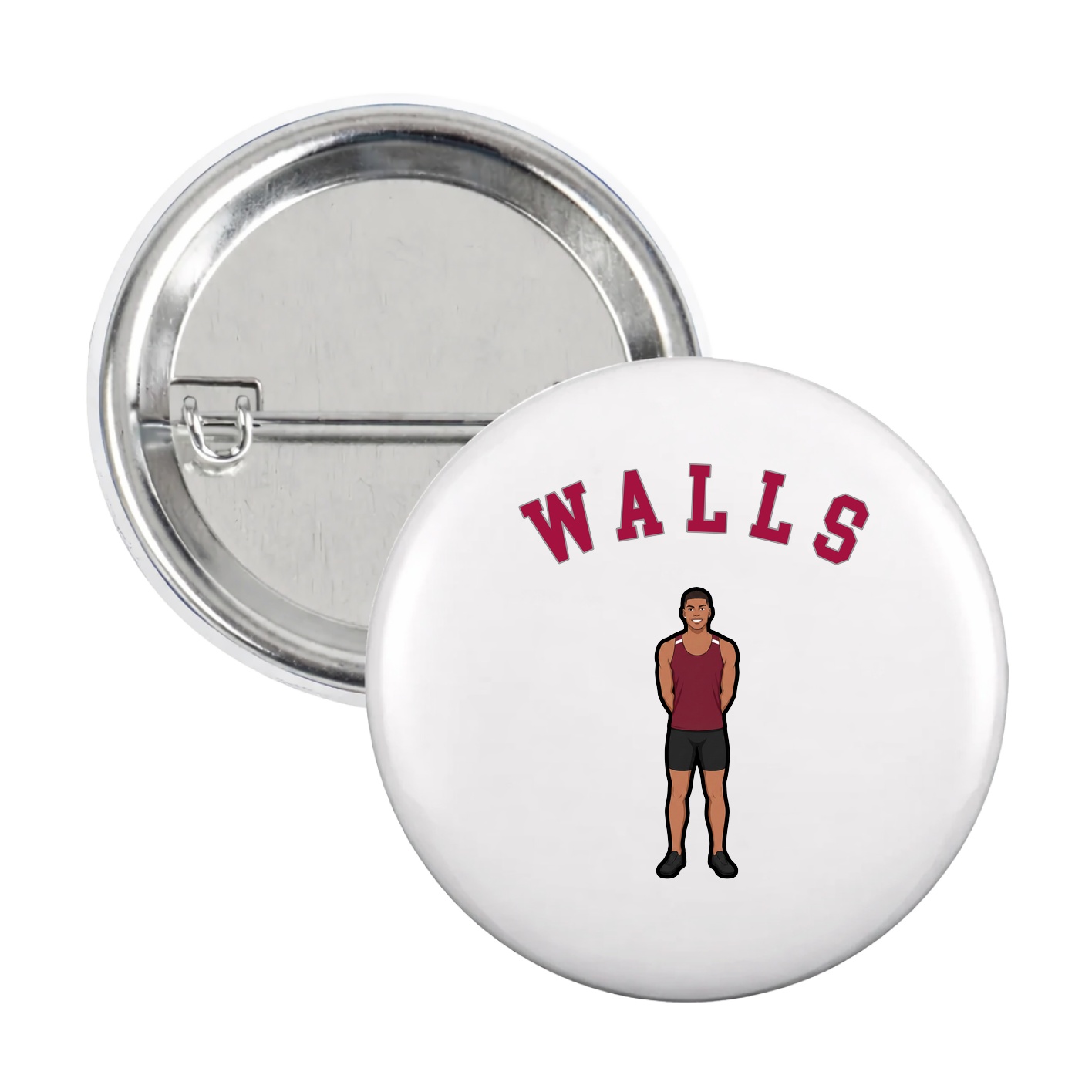 Game Day Button — Shirsey Arch in White