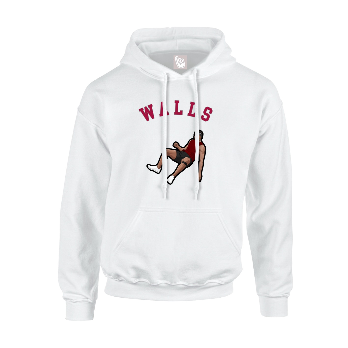 Youth Hoodie — Shirsey Arch in White