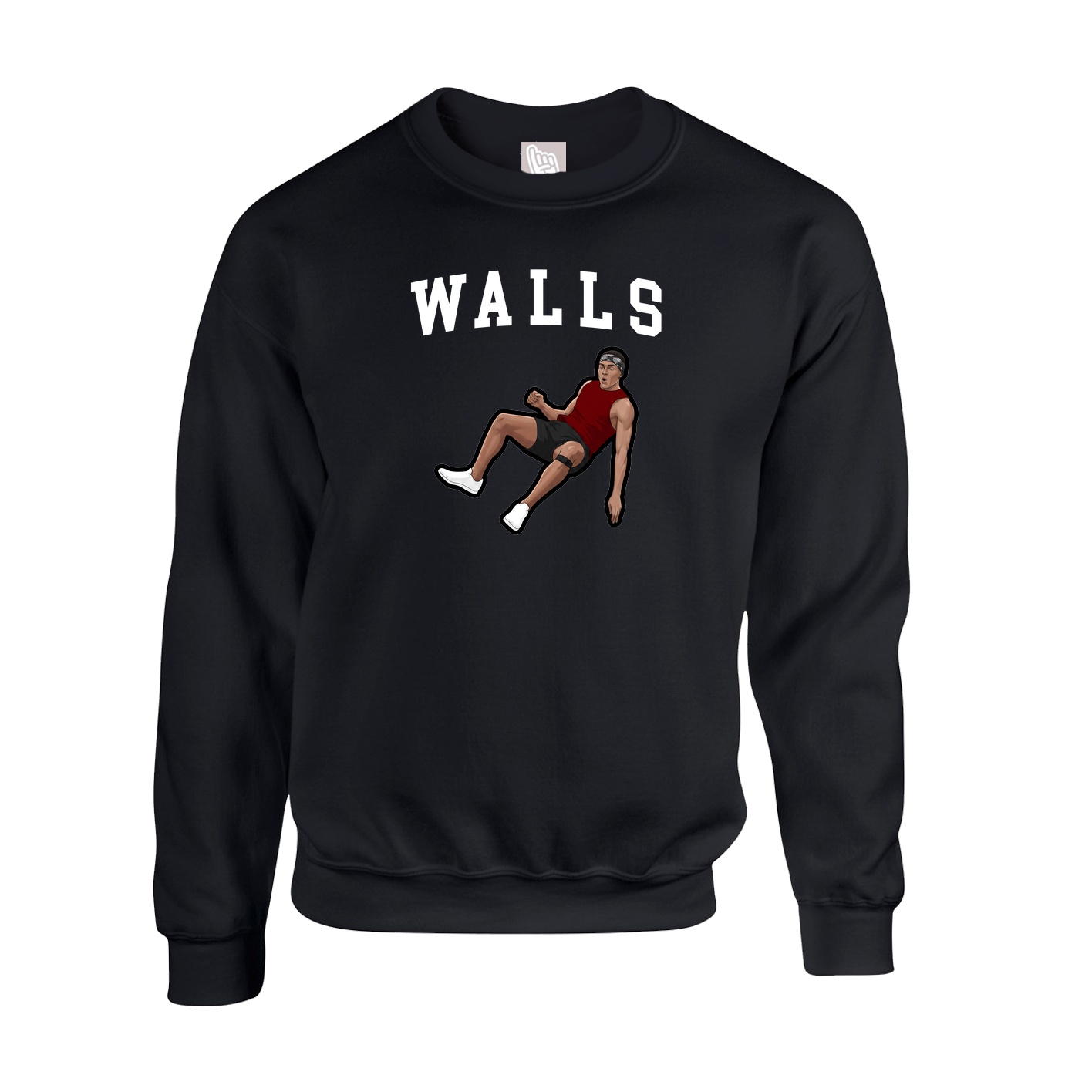 Fleece Crew — Shirsey in Black