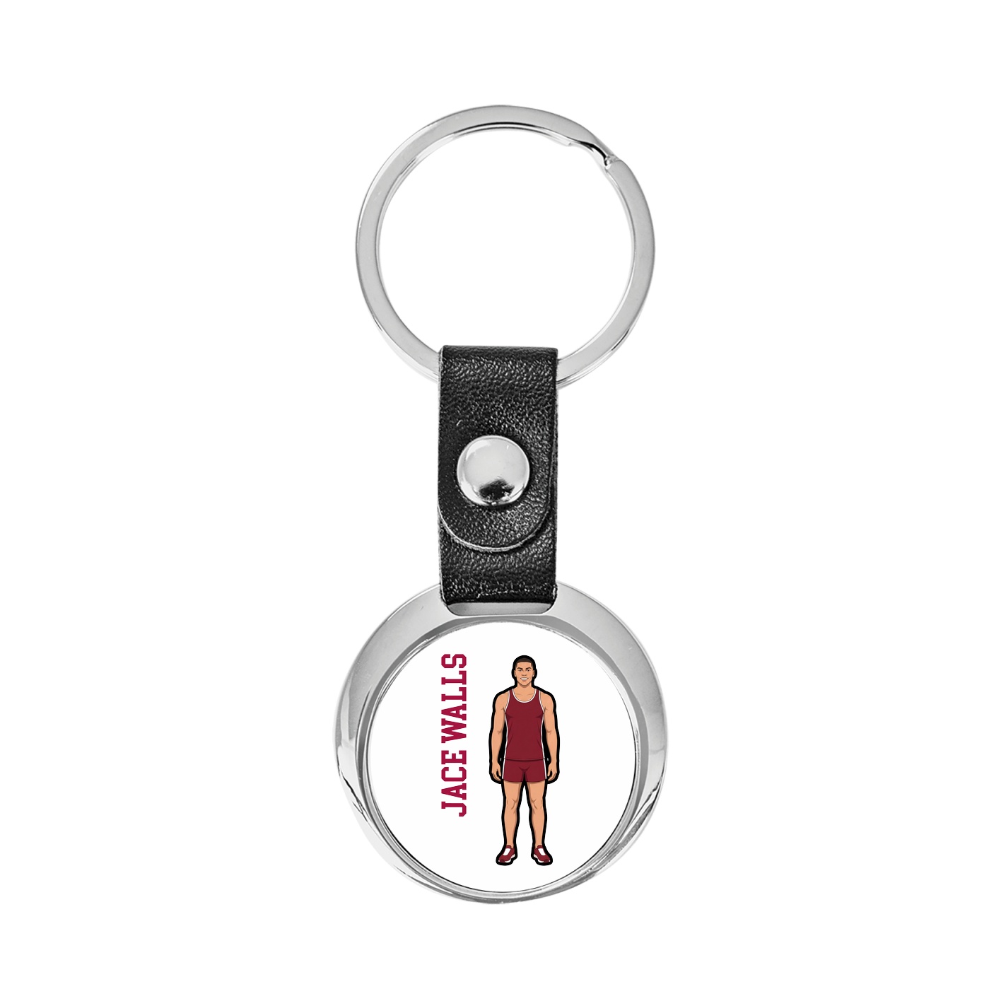 Key Chain — Name Vertical in Classic