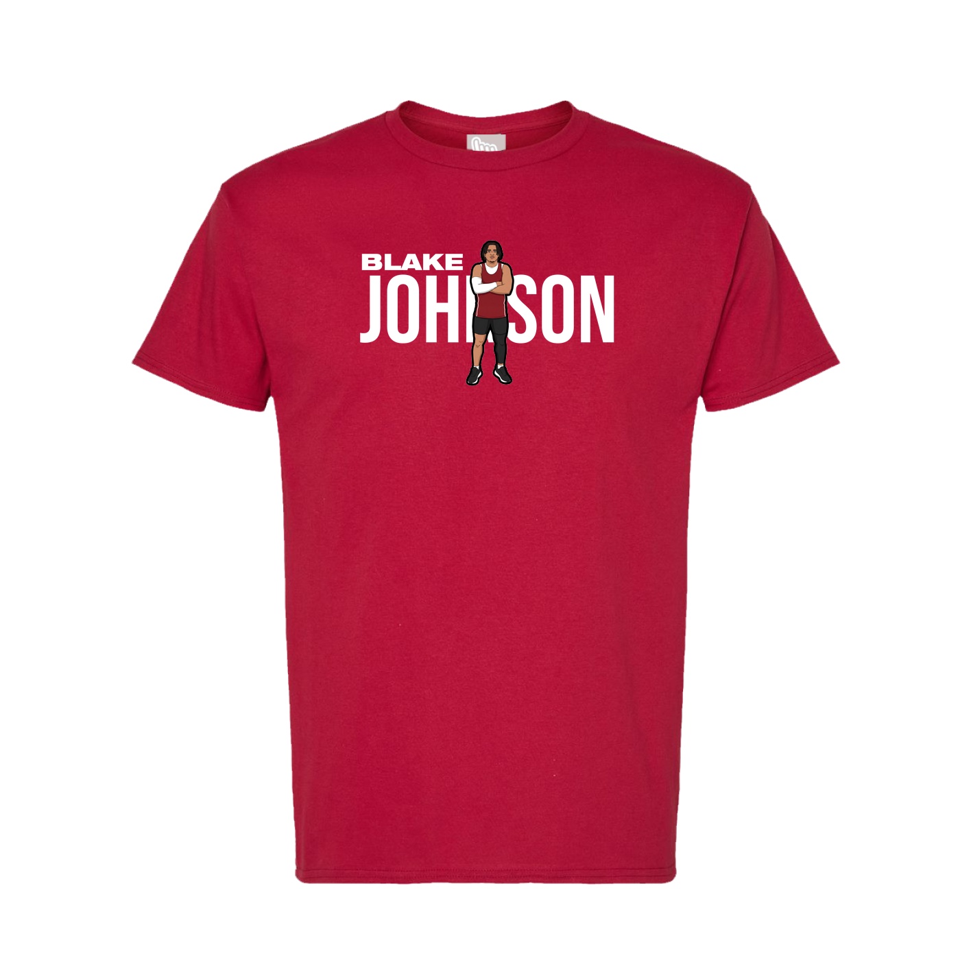 Tee — Player Name in Crimson