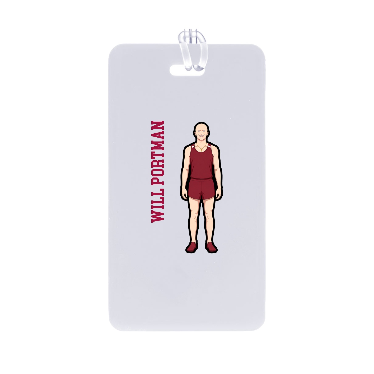 Bag Tag — Name Vertical in Classic