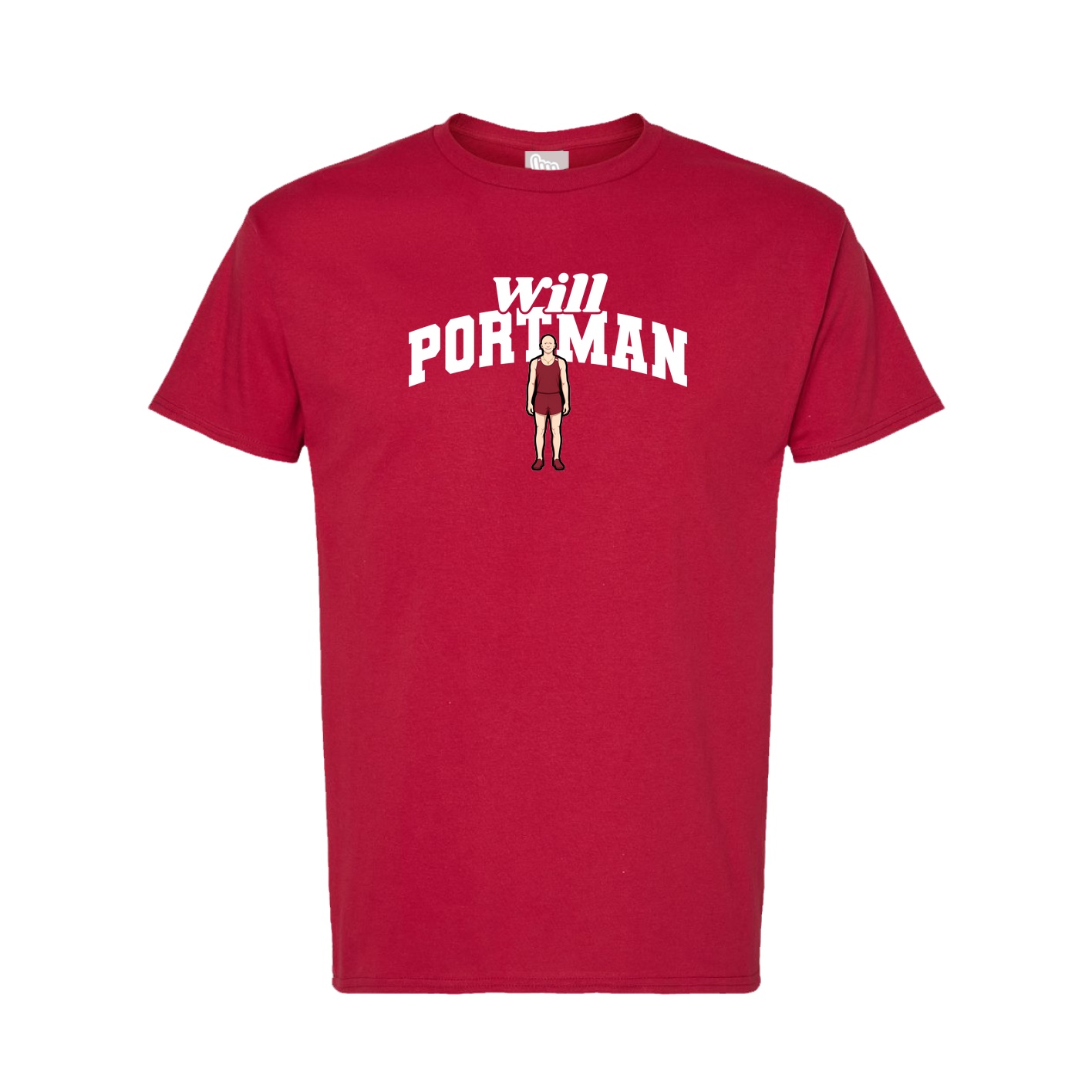 Tee — Signature Arch in Crimson