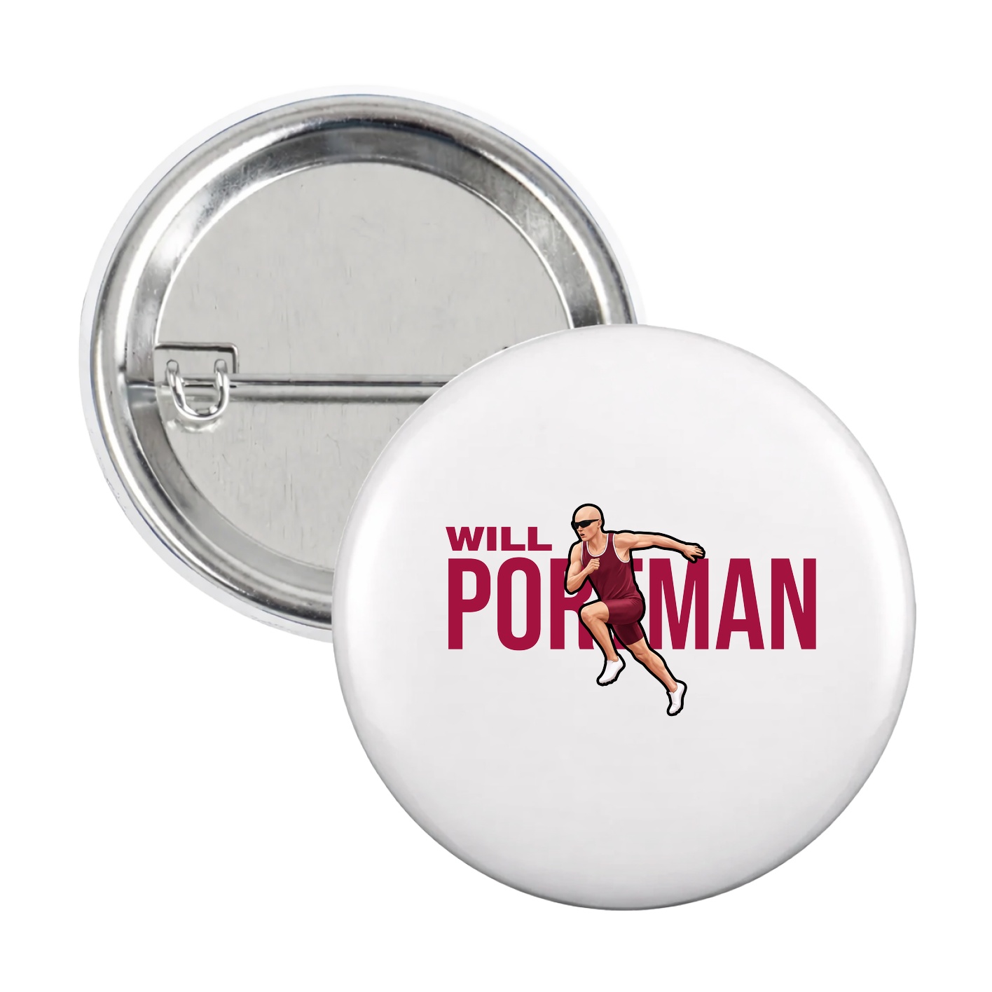 Game Day Button — Player Name in White